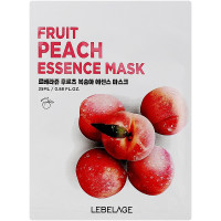 Тканинна маска для обличчя Lebelage Fruit Peach Essence Mask 25 мл (8809679092185)