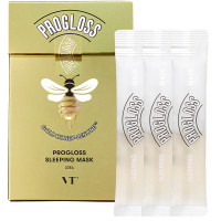 Набір поживних нічних масок для обличчя з бджолопродуктами VT Cosmetics Progloss Sleeping Mask 20шт*4 мл