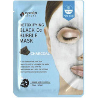 Маска тканинна киснева Eyenlip Detoxifying O2 Bubble Mask Charcoal 20 г