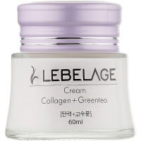 Крем для обличчя з колагеном та зеленим чаєм Lebelage Collagen+Green Tea Moisture Cream 70 мл (8809445611541)