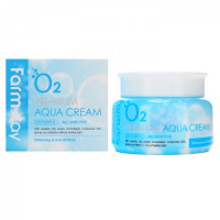 Кисневий зволожуючий крем для обличчя FarmStay O2 Premium Aqua Cream 100 мл (8809480772306)