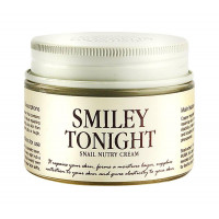 Поживний крем для обличчя з муцином чорного равлика Graymelin Smiley Tonight Snail Nutry Cream 50 мл