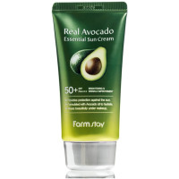 Сонцезахисний крем для обличчя Farmstay Real Avocado Essential Sun Cream SPF50+ Pa++++ 70 мл (8809809803025)