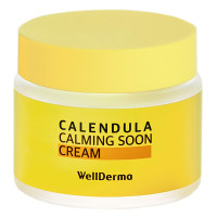 Заспокійливий крем для обличчя з календулою WellDerma Calendula Calming Soon Cream 80 мл