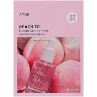 Тканинна маска для обличчя з ефектом освітлення Anua Peach 70 Niacin Serum Mask 25 мл (8809640734021)