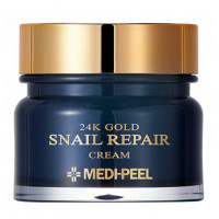 Омолаживающий крем для лица с коллоидным золотом и муцином улитки Medi-Peel 24K Gold Snail Repair Cream 50 мл