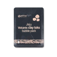 Киснева маска для обличчя з вулканічною глиною (пробник) Eyenlip Jeju Volcanic Clay Toks Bubble Pack, 2 мл