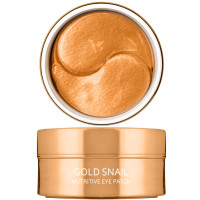 Гідрогелеві патчі для очей з муцином равлика і золотом Medi Flower Aronyx Gold Snail Nutritive Eye Patch 60 шт