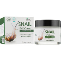 Зволожуючий крем для шкіри навколо очей з муцином равлика Ekel Snail Eye Cream 70 мл