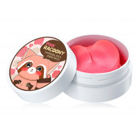 Гідрогелеві патчі для очей з рожевою водою Secret Key Pink Racoony Hydro Gel Eye & Cheek Patch 60 шт