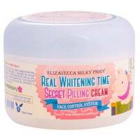 Освітлюючий пілінг-крем для обличчя Elizavecca Milky Piggy Real Whitening Time Secret Pilling Cream 100 мл