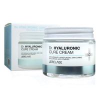 Зволожуючий крем для обличчя з гіалуроновою кислотою Lebelage Dr. Hyaluronic Cure Cream, 70 мл