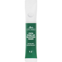 Освітлююча нічна маска для обличчя з центелою VT Cosmetics Cica Tone-Up Sleeping Mask 4 мл