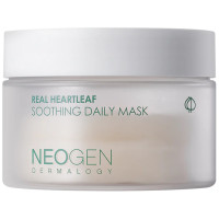 Зволожувальні заспокійливі маски-пади Neogen Dermalogy Real Heartleaf Soothing Daily Mask 180 мл/40 шт. (8809653248683)