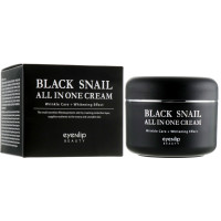 Відновлюючий крем для обличчя з чорним равликом Eyenlip Black Snail All In One Cream 100 г