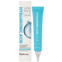 Крем для шкіри навколо очей з гіалуроновою кислотою FarmStay Hyaluronic Acid Super Aqua Eye Cream 45 мл (8809809801694)
