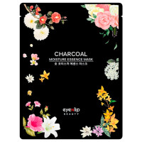 Набор масок для лица с древесным углем Eyenlip Moisture Essence Mask Charcoal 25 мл*10 шт