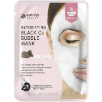 Киснева маска для обличчя Eyenlip Deep Purifying Black O2 Bubble Mask Volcanic 20 г