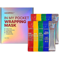 Набір масок-плівок для обличчя Medi-Peel in My Pocket Wrapping Mask Set 10 шт (8809941824483)