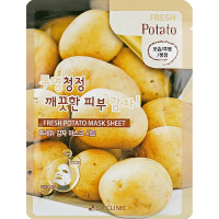 Тканинна маска для обличчя з екстрактом картоплі 3W Clinic Fresh Potato Mask Sheet 23 г