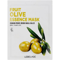 Тканинна маска для обличчя з оливковою олією Lebelage Fruit Olive Essence Mask 25 мл (8809679092192)