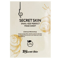 Маска для обличчя з муцином равлика Secret Skin Snail+EGF Perfect Mask Sheet 20 г