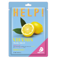 Маска для лица с витаминами BERGAMO HELP! Vitamin Mask Sheet 25 мл