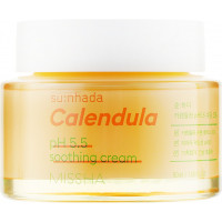 Успокаивающий крем для лица с экстрактом календулы Missha Su:Nhada Calendula pH 5.5 Soothing Cream 50 мл