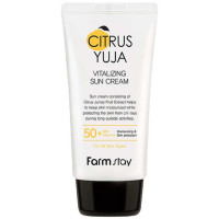 Сонцезахисний крем для обличчя Farmstay Citrus Yuja Vitalizing Sun Cream SPF50+ PA++++ 70 мл (8809809803032)