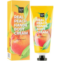 Крем для рук і тіла з персиком Farmstay Real Peach Hand & Body Cream 100 мл (8809636280037)