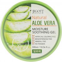Зволожуючий гель для тіла з екстрактом алое Jigott Natural Aloe Vera Moisture Soothing Gel 300 мл