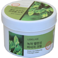 Масажний крем для обличчя з зеленим чаєм Lebelage Green Tea Balancing Massage Cream 500 мл (8809317111421-1)