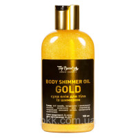Олія суха для тіла із шимером Top Beauty Body Shimmer Oil Gold 100 мл. (4820169180780)