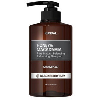 Відновлюючий безсульфатний шампунь для волосся з ароматом ожини Kundal Honey & Macadamia Shampoo Blackberry Bay 500 мл (8809568740494)