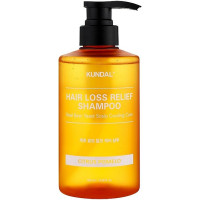 Пивний шампунь для волосся Kundal Beer Yeast Hair Loss Relief Shampoo, Citrus Pomelo, 500 мл (8809809429706)