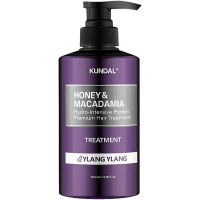 Інтенсивно відновлюючий бальзам для волосся Kundal Honey & Macadamia Protein Hair Treatment Ylang Ylang 500 мл (8809568743945)