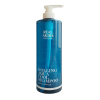 Охолоджуючий шампунь для очищення шкіри голови REAL AKIRA Rolling Aqua Cool Shampoo 1000 мл