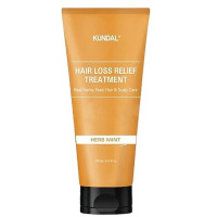 Кондиціонер для волосся пивний цитрусовий помело Kundal Beer Yeast Hair Loss Relief Treatment Citrus 200 мл (8809809429522)