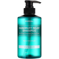 Відновлюючий та зволожуючий шампунь з екстрактом мускусу Kundal Dandruff Relief Shampoo White Musk 500 мл (8809809426941)