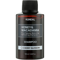 Безсульфатний шампунь для волосся з ароматом квітучої вишні Kundal Honey & Macadamia Shampoo Cherry Blossom 500 мл (8809568740449)