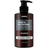 Безсульфатний шампунь для волосся Лимон та Вербена KUNDAL Honey & Macadamia Shampoo Lemon Verbena 500 мл (8809568748858)
