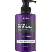 Кондиціонер для волосся інтенсивне зволоження та відновлення Kundal Honey & Macadamia Protein Hair Treatment Pear & Freesia 500 мл (8809693254040)