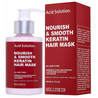 Поживна маска для волосся з активними кислотами та кератином Hollyskin Acid Solution 200 мл (4823109701120)