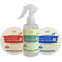Набір засобів для відновлення волосся AOMI Damage Hair Care Clinic System 01,02,03 3шт*200 г