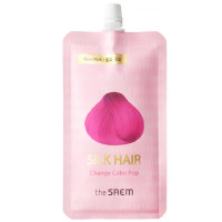 Швидкодіюча фарба для волосся The Saem Silk Hair Change Color Pop Rose Pink 25 мл (8806164149348)