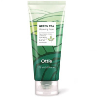 Зволожуюча пінка для вмивання обличчя з екстрактом зеленого чаю Ottie Green Tea Cleansing Foam 150 мл