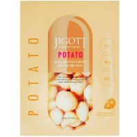 Увлажняющая ампульная маска для лица с экстрактом картофеля Jigott Potato Real Ampoule Mask 27 мл