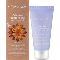 Ночная антивозрастная маска из лепестков календулы Mary&May Calendula Peptide Ageless Sleeping Mask 30 г (8809670682101)