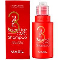 Зміцнюючий шампунь для волосся з амінокислотним комплексом Masil 3 Salon Hair CMC Shampoo 50 мл