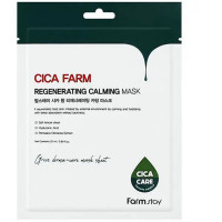 Тканевая маска для лица с центеллой FarmStay Cica Farm Regenerating Calming Mask 25 мл
